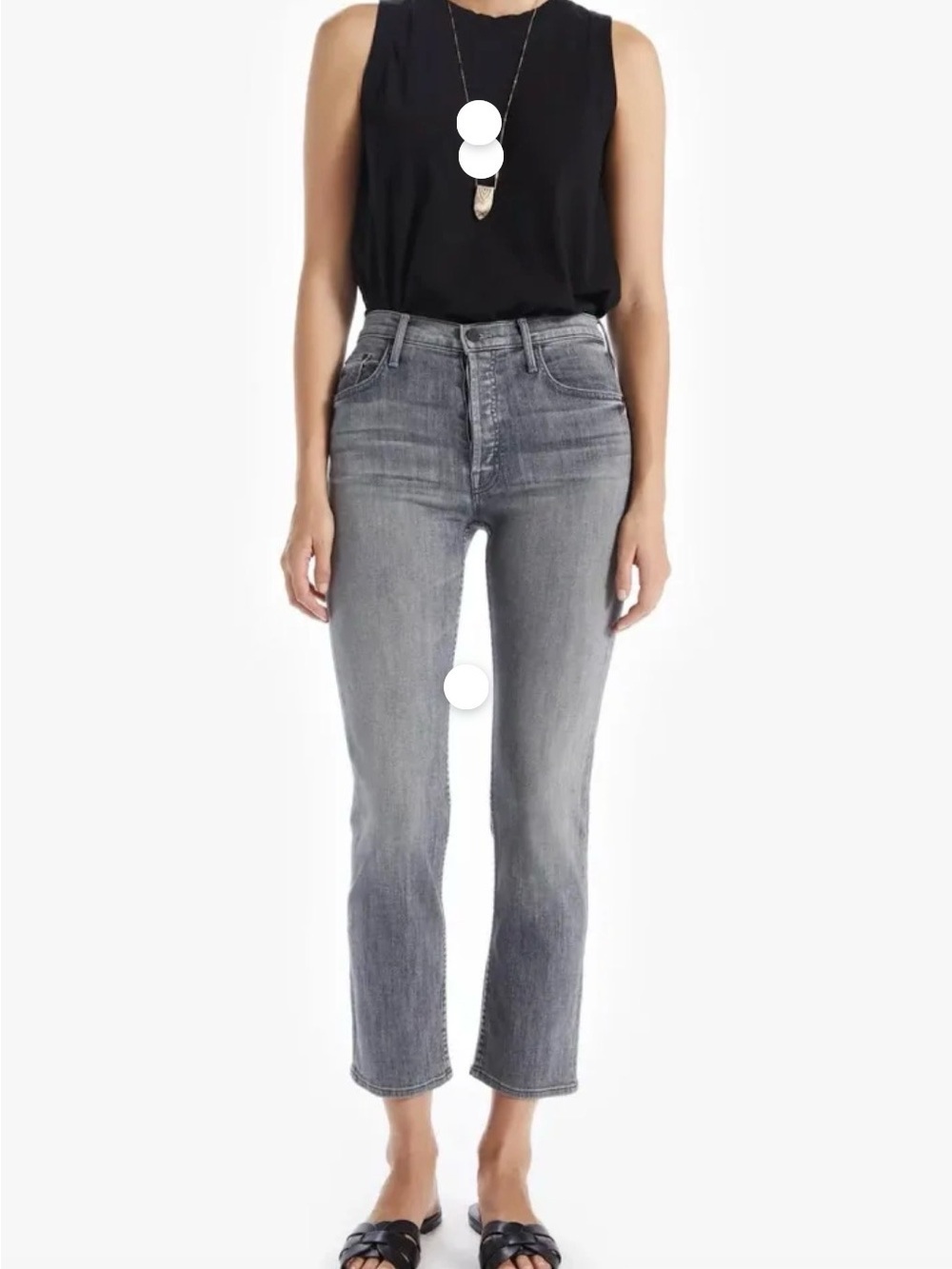MOTHER the tomcat ankle- all nighter jeans size 27